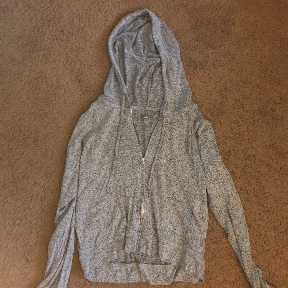 Aerie plush hoodie zip up